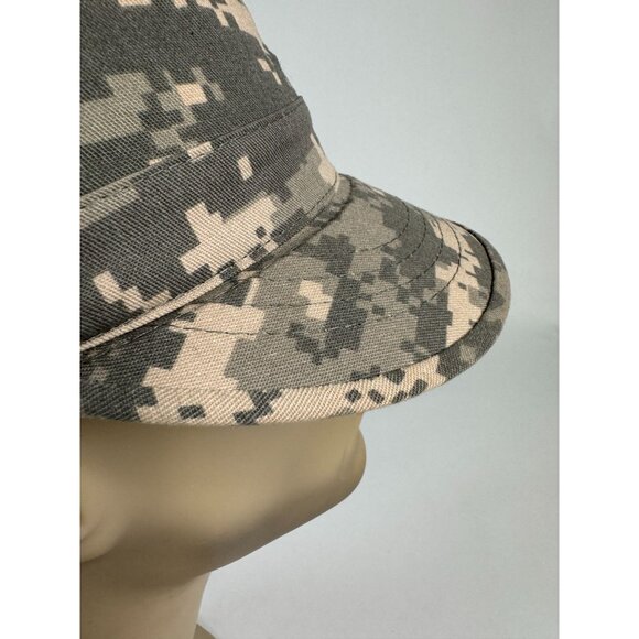 Vintage Military Digital Camo Combat Cap X-Small 6 3/4 Cotton & Polyester Unisex - Picture 6 of 16